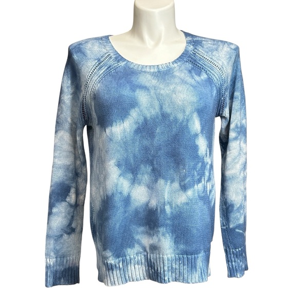 American Eagle Outfitters Cotton Dye Light Blue Sweater - Picture 2 of 9